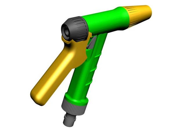 3d garden hose pistol scale - Garden Hose Pistol Scale 1:1 by pereirajle